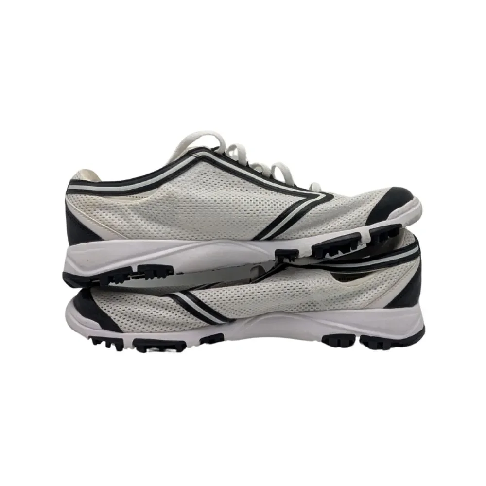 Nike White Black Spikeless Golf Shoes Size Womens 9.5